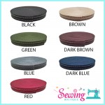25MM COLOUR TAPE WITH BROWN COLOUR DOTTED LINE (PER FEET)